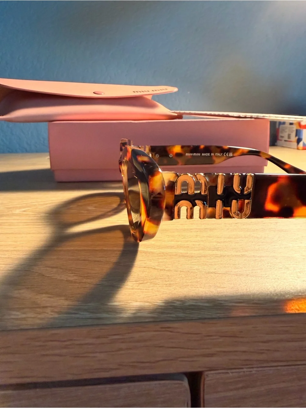 Miu Miu Tortoiseshell Sunglasses